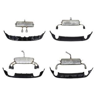 适用于高尔夫7/7.5R款四出中出双边单出后唇尾唇GTIRLINE排气尾端