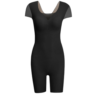 免穿文胸塑身衣美体塑形收腹束腰收肚子产后翘臀开档束身连体内衣