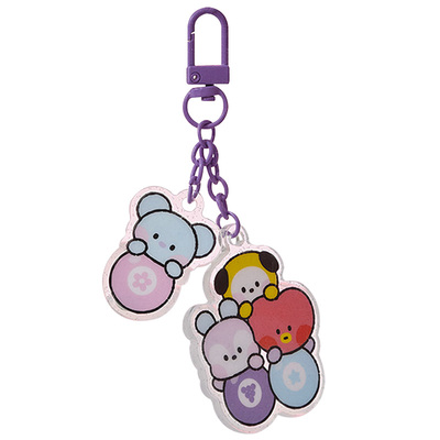 BT21幸运扭蛋亚克力钥匙扣包挂件