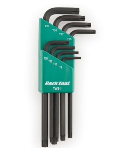 PARKTOOL TWS-2 MTC AWS IB系列折叠内六星碟刹星形螺丝便携工具