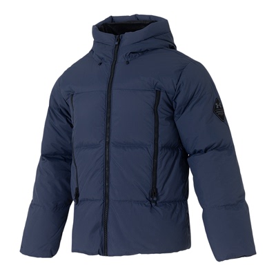 UA安德玛保暖羽绒服夹克男装秋冬新款连帽防风运动服男士棉羽外套