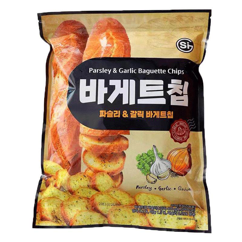 SI面包干韩国进口非油炸大袋蒜香