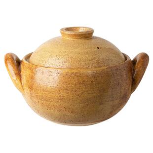 长谷园大黄日本原装进口长土锅伊贺烧外星人汤王上蒸下炖汤煲砂锅