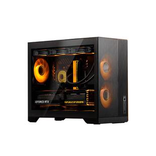 追风者XT M3小旋风325支持360水冷MATX主板侧透散热台式电脑机箱