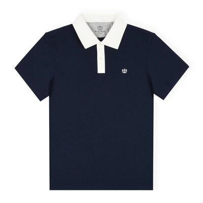 雷迪波尔刺绣品牌LOGO短袖POLO衫