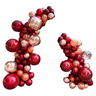 订婚结婚开业气球4s店半拱门支架乔迁周年庆路引室外马年场景布置