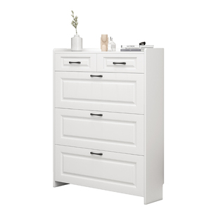 实木超薄窄款入户进门口带抽屉翻斗鞋柜大容量门外鞋架玄关柜家用