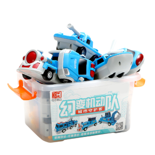 海陆空拼装玩具积木磁力百变汽车3-45岁儿童男孩益智拼接生日礼物