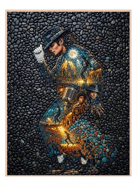 Michael Jackson麥可傑克森Canvas Art装饰画无框画迈克尔杰克逊
