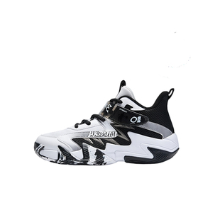乔丹儿童篮球鞋男童鞋专业训练比赛球鞋2026春季耐磨男小童运动鞋