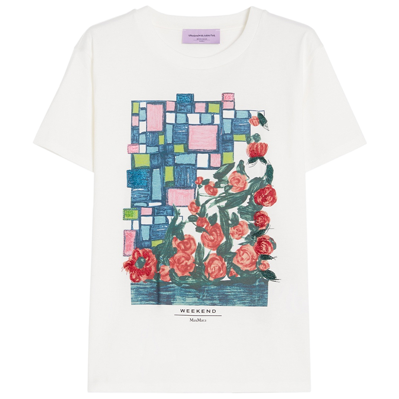 【春夏新降】Weekend MaxMara 2025女装棉质针织T恤5971015606