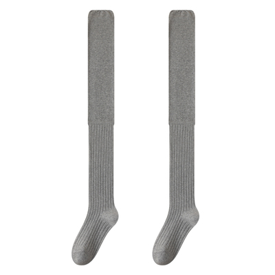 过膝堆堆拼接袜子女护腿长筒套