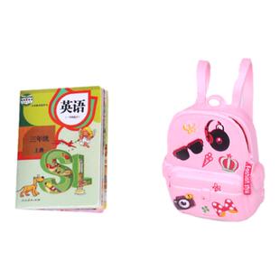 迷你小课本幼儿园学习小玩具儿童过家家袖珍小号教科书随身便携仿真一二三年级课本微缩文具用品手账本学生用