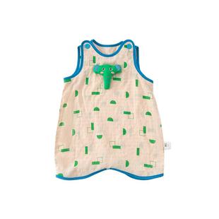 婴儿睡袋衣服宝宝外出哈衣超萌婴幼儿连体衣小月龄多巴胺穿搭夏装