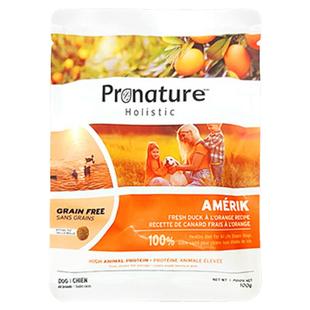 枫趣美国进口鸭肉甜橙舒缓泪痕成犬粮试吃100g狗粮小型犬