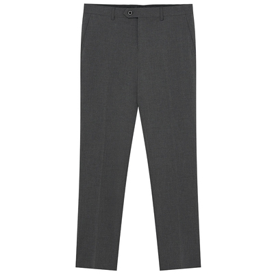 JDV商场同款灰黑色正装直筒西裤