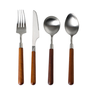 川岛屋牛排西餐餐具刀叉套装全套高级感牛扒专用不锈钢勺子三件套