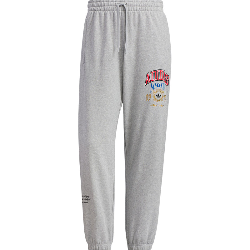 Adidas/阿迪达斯官方正品三叶草男士休闲印花束脚运动裤JW1967