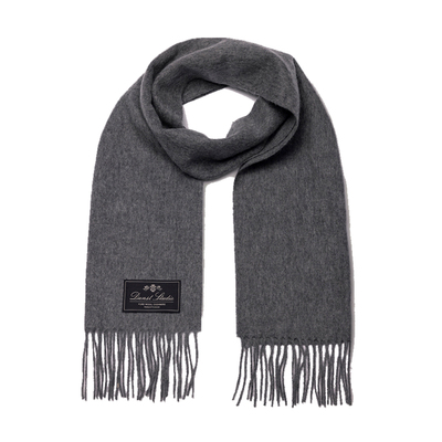 Dunst2025冬季新品围脖男女同款纯色百搭山羊绒长款围巾UDMU5F103