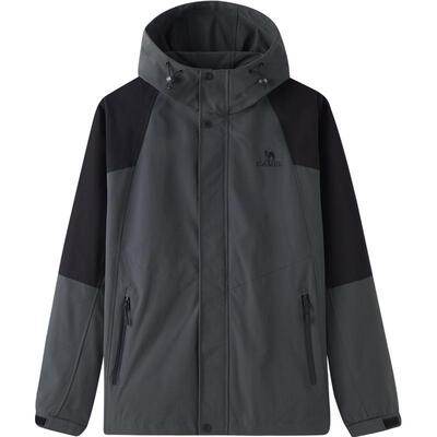 骆驼男装外套连帽春秋