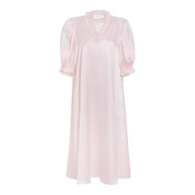 曼尼陀桑蚕丝宫廷公主风