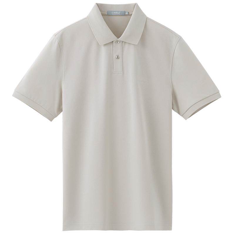【云冰川】金利来polo衫男士夏短袖T恤翻领凉感桑蚕丝高级感上衣