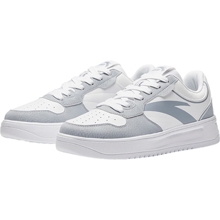 安踏男鞋板鞋男款2026新款春季轻松小白鞋男款厚底增高休闲鞋子男