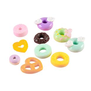 奶油胶抓夹发卡国风小配件 手机壳diy手工材料包卡通树脂福袋滴胶