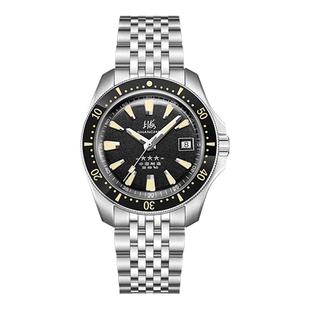 【新品】上海手表将军表114型经典复古男士自动上链潜水表机械表