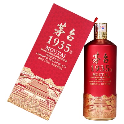 茅台1935酱香型白酒600ml文创酒