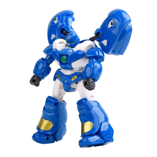 星原小宝变形玩具合体机器人套装儿童益智拼装机甲3代星宝海蓝龟