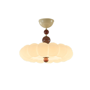 法式奶油风简约卧室吸顶灯中古北欧温馨浪漫房间书房客厅护眼灯