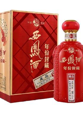 西凤年份封藏白酒凤香突出500ml