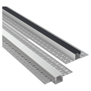 已接入米家智能COB线形灯嵌入式双眼皮客厅吊顶灯槽预埋线性铝槽