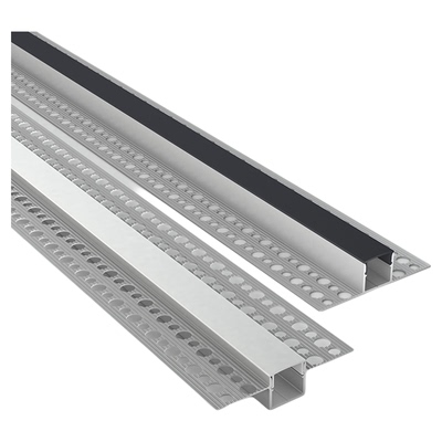 已接入米家智能COB线形灯嵌入式双眼皮客厅吊顶灯槽预埋线性铝槽