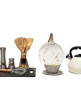 厨房花艺菜板托盘餐碟组合zh2224