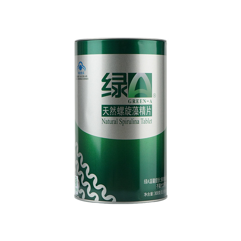 6片100袋绿A天然螺旋藻精片600片