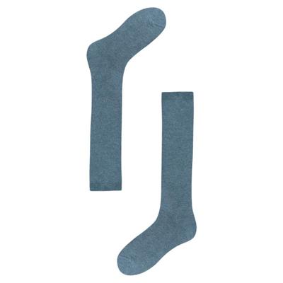 【紫标】AR美利奴羊毛小腿袜纯色桑蚕丝天丝长筒堆堆袜秋冬保暖女