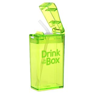 加拿大drink in the box儿童吸管杯配件扁形喝水杯便携宝宝夏季