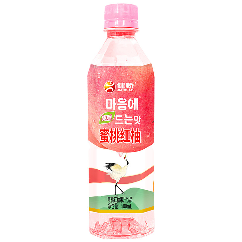 健桥蜜桃红柚中国500ml椰果肉