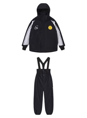 冷元素儿童滑雪服套装2025新款