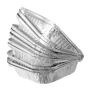 空气炸锅专用锡纸盘方形烤盘锡纸盒烘焙锡纸烤箱家用铝箔纸锡纸碗