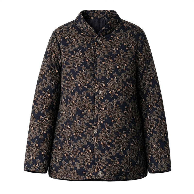 中老年女冬季驼绒棉加厚保暖棉服