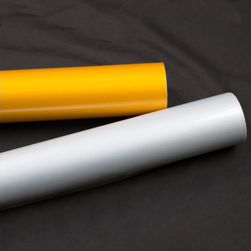 厂家供应喷绘反光膜户外广告写真铝白色黄色喷绘基喷绘反光膜