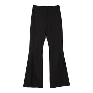 Roaringwild/咆哮野兽主线 黑色切分微喇长裤【热销中】