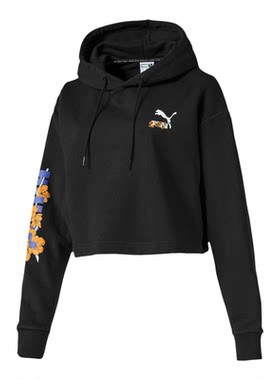 puma彪马正品女子连帽休闲卫衣