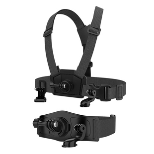 适用dji大疆Action6/5运动相机快拆胸带第一人称视角头戴支架套装gopro胸前固定拍摄配件Acepro骑行徒步记录