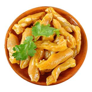 梅客华记盐焗鸡脚筋无骨鸡爪凤爪鸡脆骨梅州客家小吃健康熟食零食