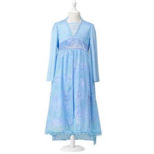 Dreampartybox爱莎公主裙冰雪奇缘女童秋季连衣裙迪士尼经典礼盒