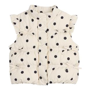 小O爸女婴童 女宝宝羽绒服2025冬装婴儿羽绒外套气质羽绒马甲